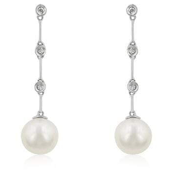 Pearl Diamond Drops in Set Fine Jewelry JGI   