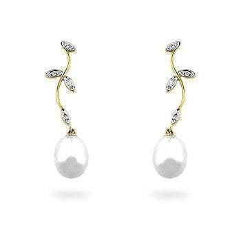 Pearl & Diamond Earrings Fine Jewelry JGI   
