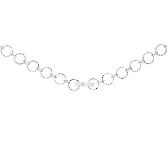 1.32 Ct Stunning Rhodium Necklace with CZ Charms Necklaces JGI   
