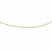14k Two-Tone Gold Braided Design Double Strand Mirror Spring Necklace Necklaces Angelucci Jewelry   