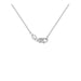 Diamond Bar Pendant in 14k White Gold (1/4 cttw) Necklaces Angelucci Jewelry   