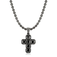 Thumbnail for Black Cross Necklace Necklaces JGI   