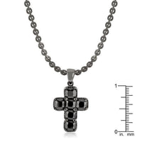 Thumbnail for Black Cross Necklace Necklaces JGI   