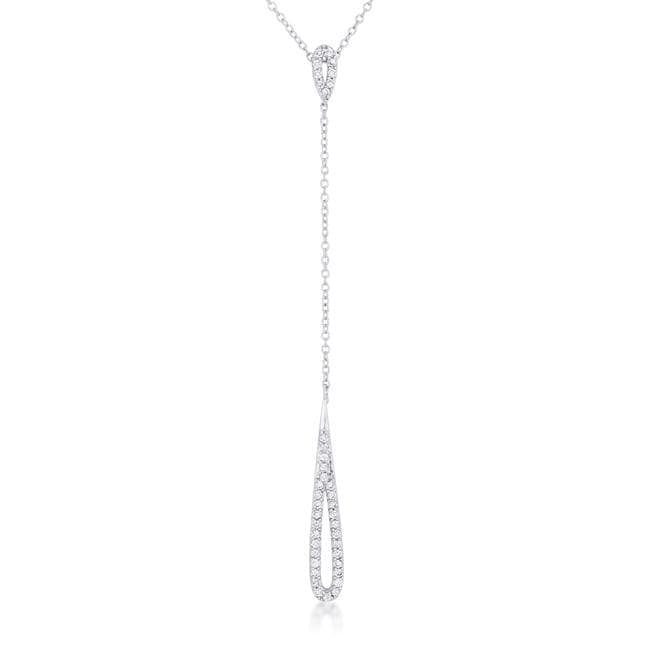 Chrisette Diamond Classic Drop Lariat Necklace Necklaces JGI   