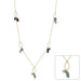 Golden Assorted Charms and Crystals Necklace Necklaces JGI   