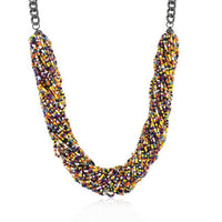 Thumbnail for Multicolor Acrylic Bead Twisting Necklace Necklaces JGI   