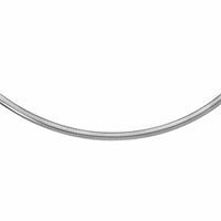 Thumbnail for Sterling Silver Classic Omega Chain Necklace (6.0mm) Necklaces Angelucci Jewelry   
