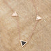 Trin Rose Gold Stainless Steel Delicate Stationary Triangle Necklace Necklaces JGI   