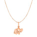 Elephant Pendant in 10k Rose Gold Pendants Angelucci Jewelry   