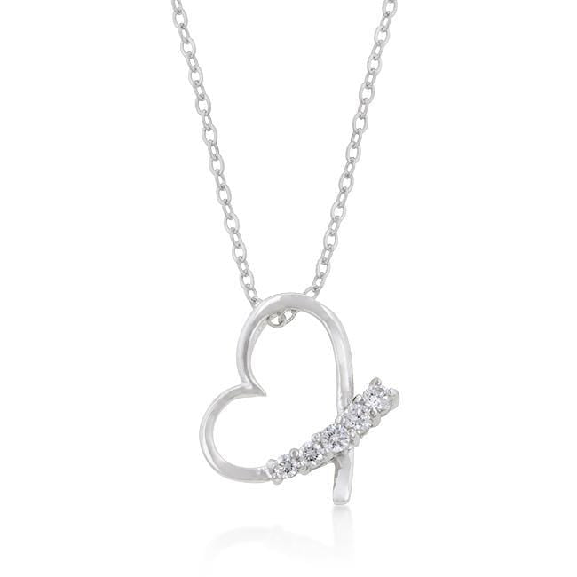 5-Stone Heart Pendant Pendants JGI   
