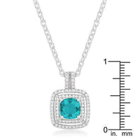 Thumbnail for Aqua Halo Stud Pendant Pendants JGI   