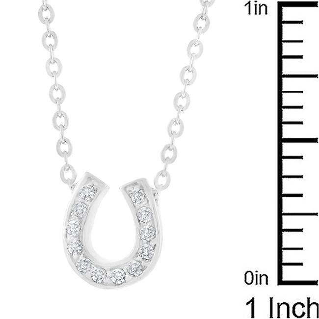 Bezel Horseshoe Pendant Pendants JGI   