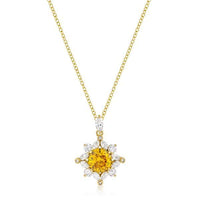 Thumbnail for Classic Sun Pendant in Goldtone Pendants JGI   