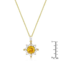 Thumbnail for Classic Sun Pendant in Goldtone Pendants JGI   