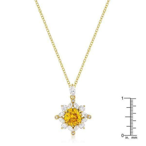 Classic Sun Pendant in Goldtone Pendants JGI   