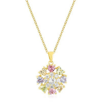 Thumbnail for Floral Heart Pedal Pendant Pendants JGI   