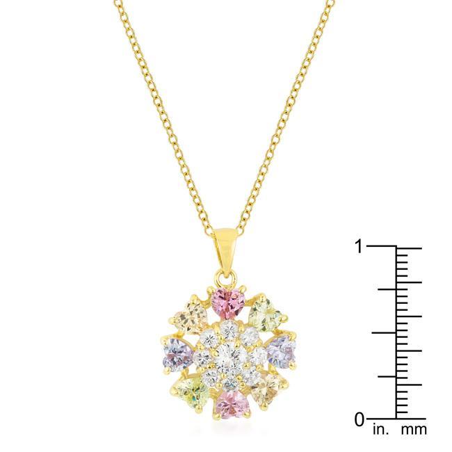 Floral Heart Pedal Pendant Pendants JGI   