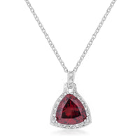 Thumbnail for Garnet Illusion Pendant Pendants JGI   