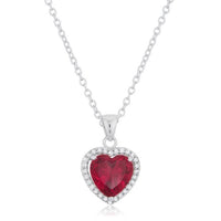 Thumbnail for Garnet Red Heart Pendant Pendants JGI   
