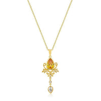 Thumbnail for Golden Elegant Teardrop Crest Pendant Pendants JGI   