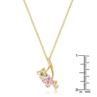 Thumbnail for Golden Floral Couplet Pendant Pendants JGI   