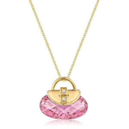 Golden Handbag Pendant Pendants JGI   