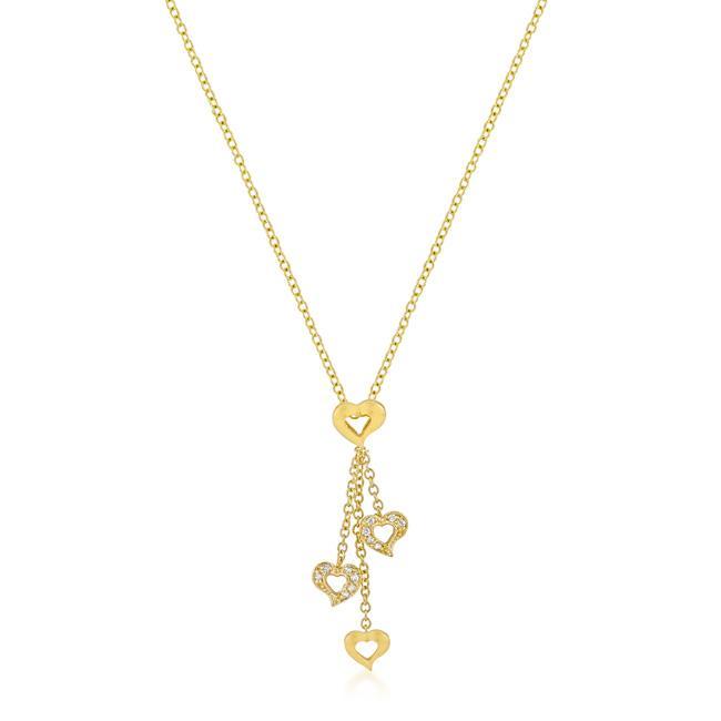 Golden Heart Charm Pendant Pendants JGI   