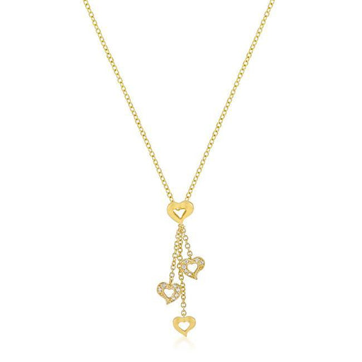 Golden Heart Charm Pendant Pendants JGI   