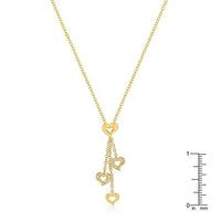 Thumbnail for Golden Heart Charm Pendant Pendants JGI   