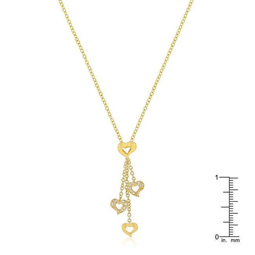 Golden Heart Charm Pendant Pendants JGI   