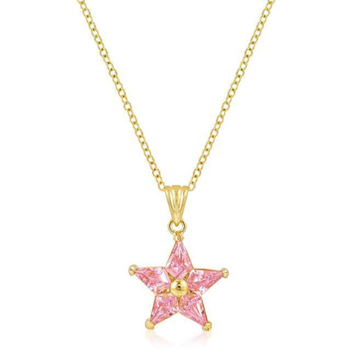 Goldtone Fancy Star Pendant Pendants JGI   