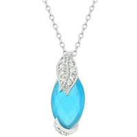 Thumbnail for Leaf and Aqua Beauty Pendant Pendants JGI   