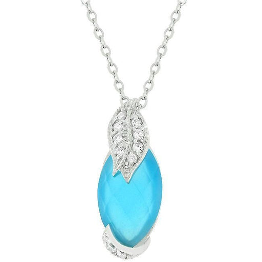 Leaf and Aqua Beauty Pendant Pendants JGI   