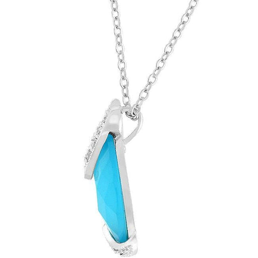 Leaf and Aqua Beauty Pendant Pendants JGI   