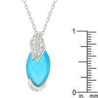Thumbnail for Leaf and Aqua Beauty Pendant Pendants JGI   