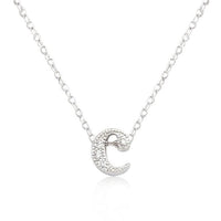 Thumbnail for Micro-Pave Initial C Pendant Pendants JGI   