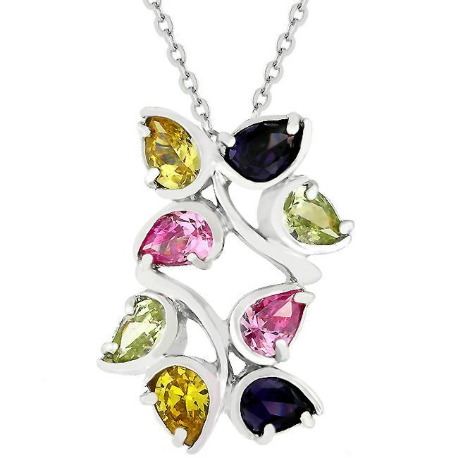 Multicolor Leaf Pendant Pendants JGI   