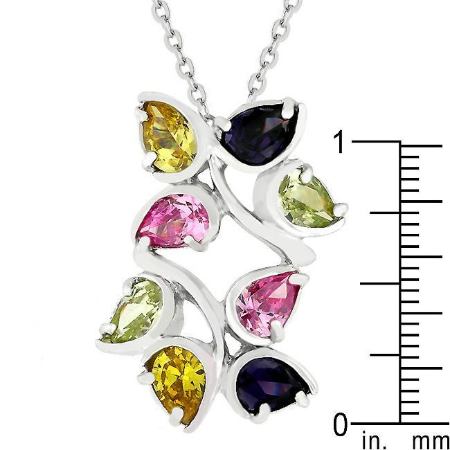 Multicolor Leaf Pendant Pendants JGI   
