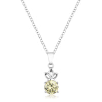 Thumbnail for 8mm Round Cut Jonquil Cubic Zirconia Fashion Pendant Pendants JGI   