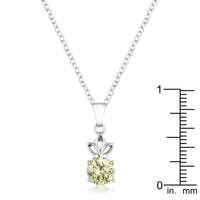 Thumbnail for 8mm Round Cut Jonquil Cubic Zirconia Fashion Pendant Pendants JGI   