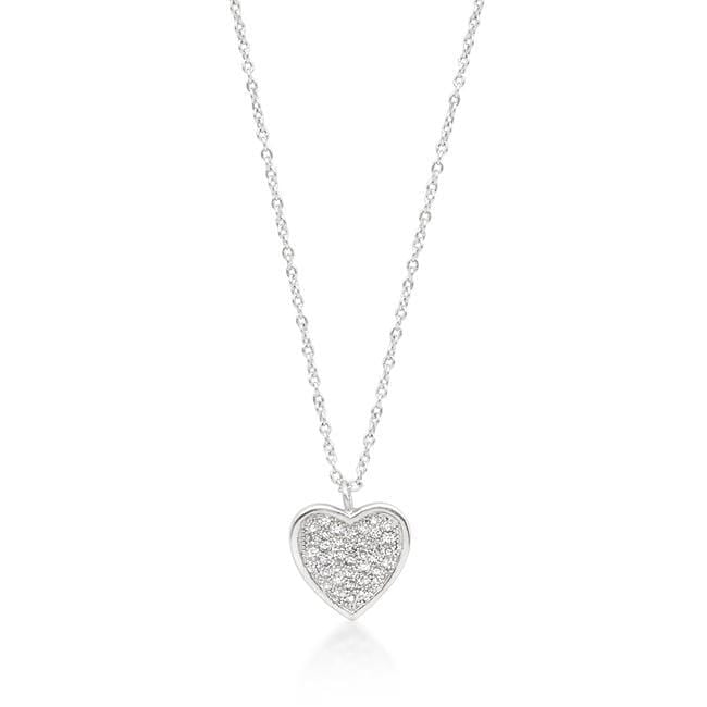 Pave Heart Pendant Pendants JGI   