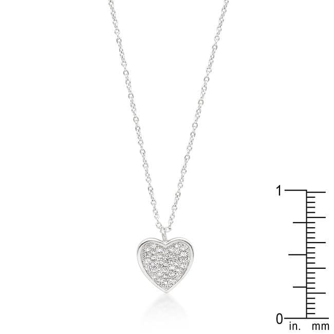 Pave Heart Pendant Pendants JGI   