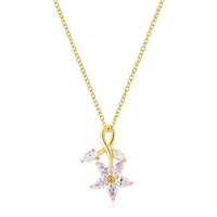 Thumbnail for Purple Flower Drop Pendant Pendants JGI   