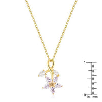 Thumbnail for Purple Flower Drop Pendant Pendants JGI   