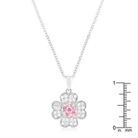 Thumbnail for Rhodium Plated Lucky Clover Pendant Pendants JGI   