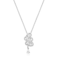 Thumbnail for Rhodium Plated Twisting Snake Pendant Pendants JGI   