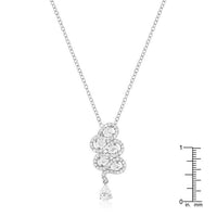 Thumbnail for Rhodium Plated Twisting Snake Pendant Pendants JGI   