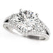 14k White Gold 3 Stone Split Pave Shank Diamond Engagement Ring (2 3/4 cttw) Rings Angelucci Jewelry   