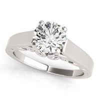 Thumbnail for Antique Style Solitaire Engagement Rings, 1 Cttw, 14-Karat Rings Angelucci Jewelry   