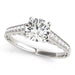 14k White Gold Cathedral Design Diamond Engagement Ring (1 1/4 cttw) Rings Angelucci Jewelry   